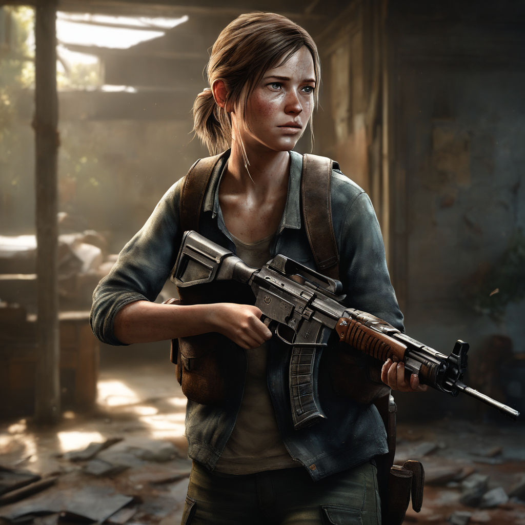 ArtStation - Ellie - The Last Of Us Part II - Fan art