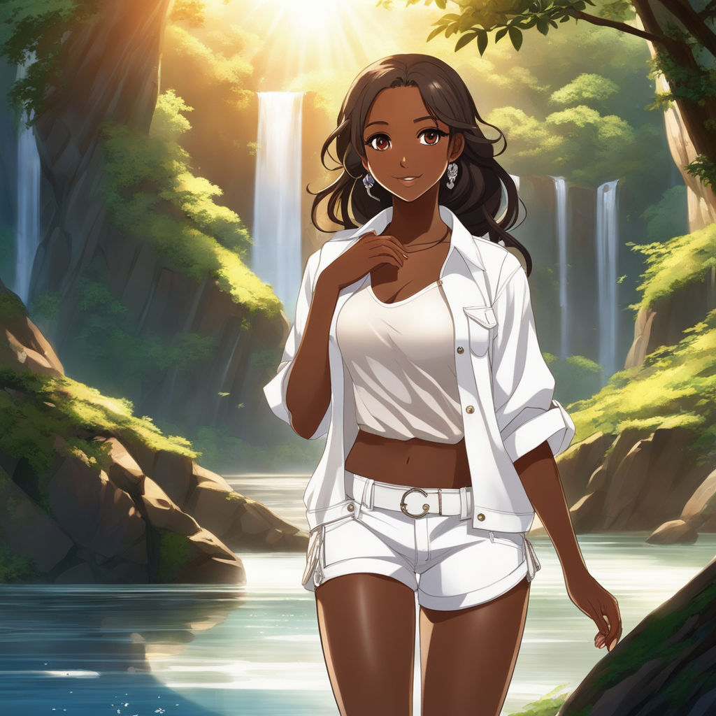 African-American Anime Girl by xXGeeknProudXx on DeviantArt