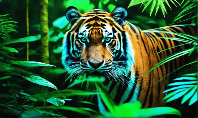 Premium AI Image  Urban Jungle Unleashed Tiger Captured in NYC's