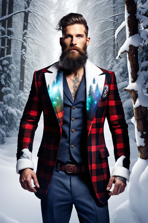 The Lumberjack, Men's Tartan Suit, Christmas Suit