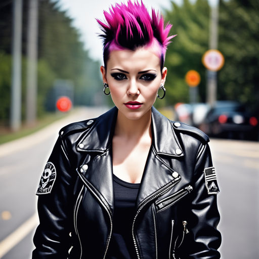 punk rocker girl hairstyles