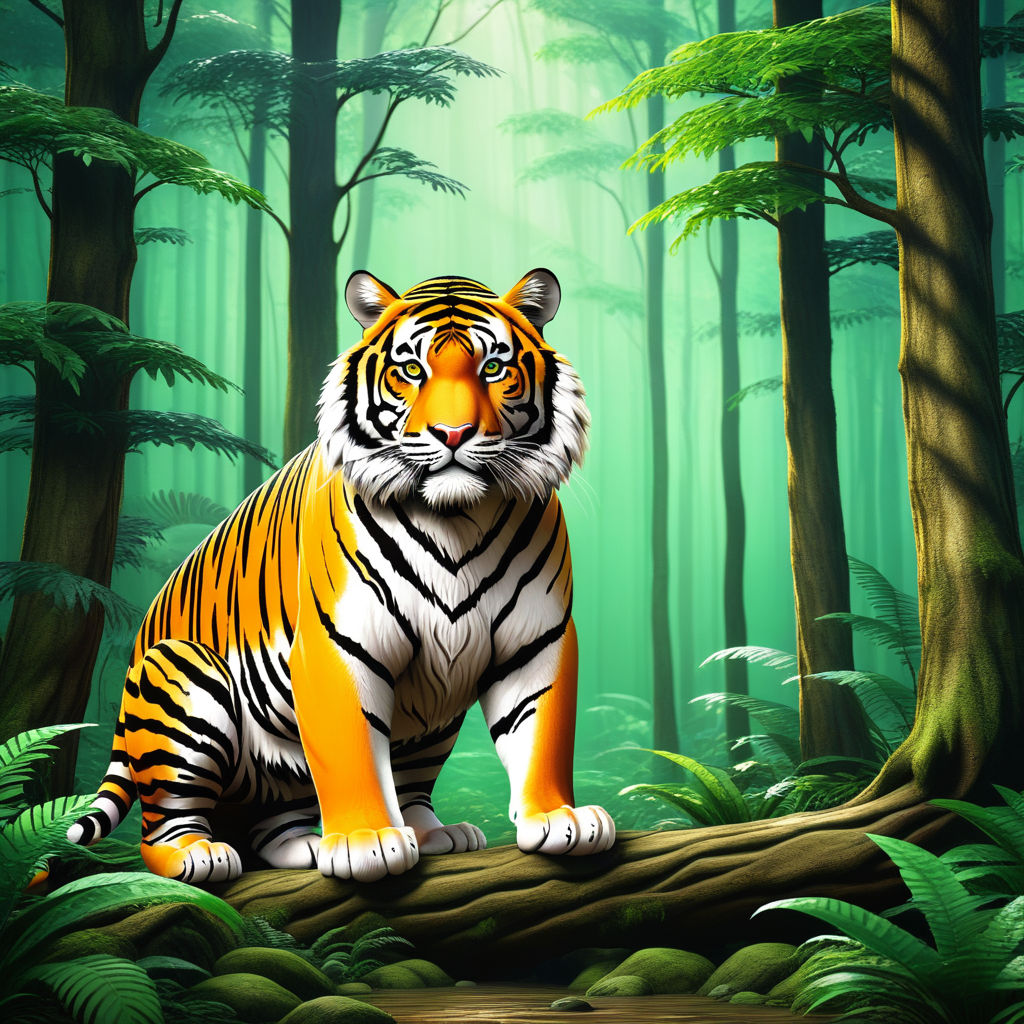 Jungle Tiger Jigsaw Puzzle by Nehemiah Art - Fine Art America