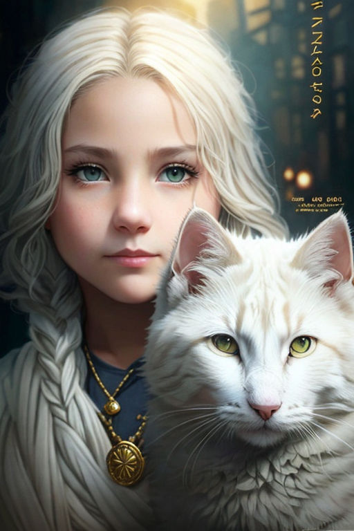 Cute Cat Braid Anime Hair Blonde