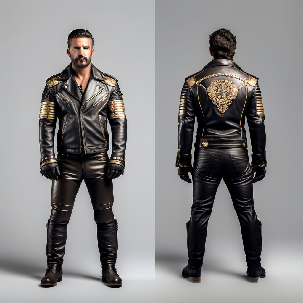 Tight Leather Biker Pants - Character Creator/Outfit - Reallusion Content  Store