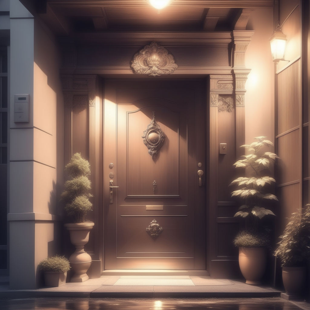 Apartment doorway anime - Playground