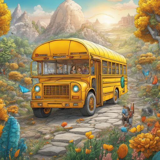 school bus painting