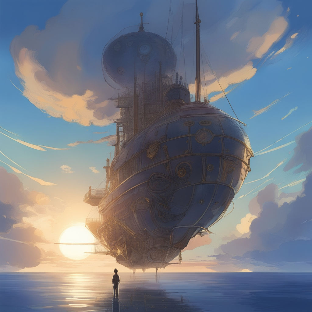 Anime girls, futuristic city, steampunk, airship, Anime, HD wallpaper |  Peakpx