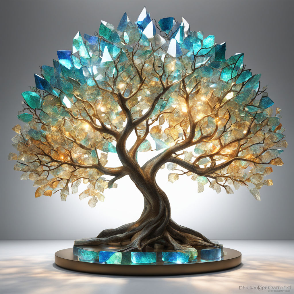 enormously elegant glass tree of life - Playground