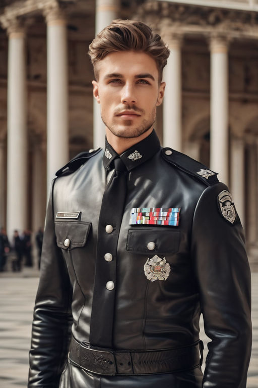 Liberty Uniform Police Windbreaker Jacket (Brown) | 525MBN