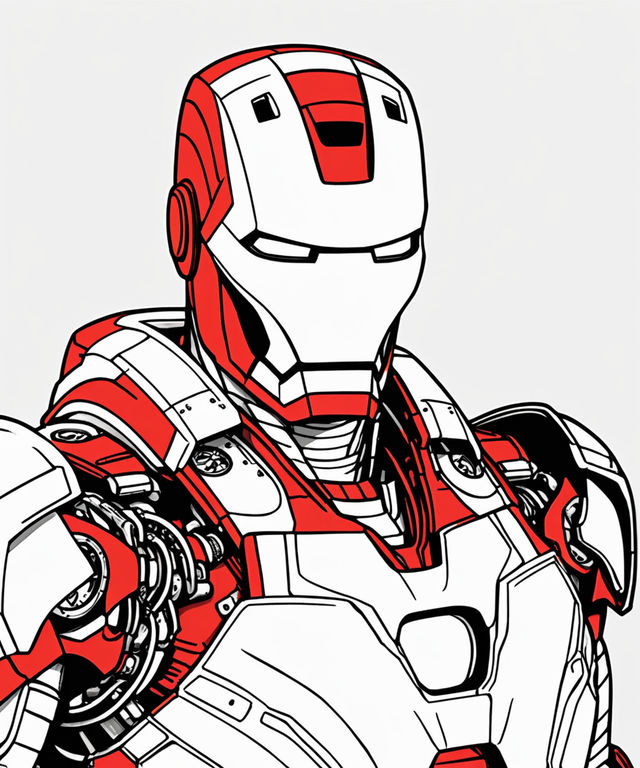 iron man 3 mark 42 coloring pages