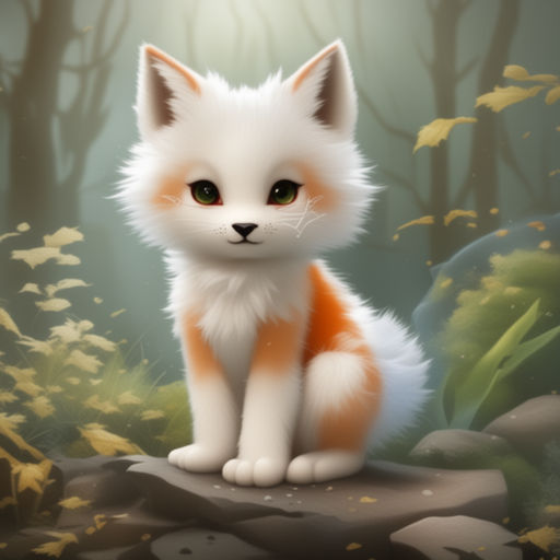 chibi commission #2 Arctic Fox - Illustrations ART street