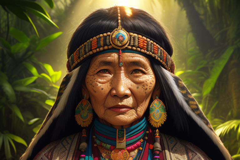 native american medicine woman face paint