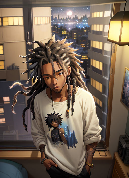 Share 70 black anime with dreads  incdgdbentre