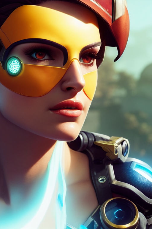 Overwatch 4k Tracer Pouty Lips Wallpaper