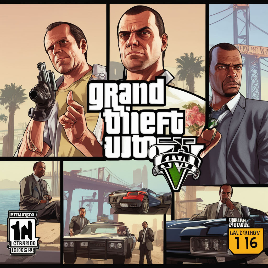 grand theft auto cover art gta 5 - Playground