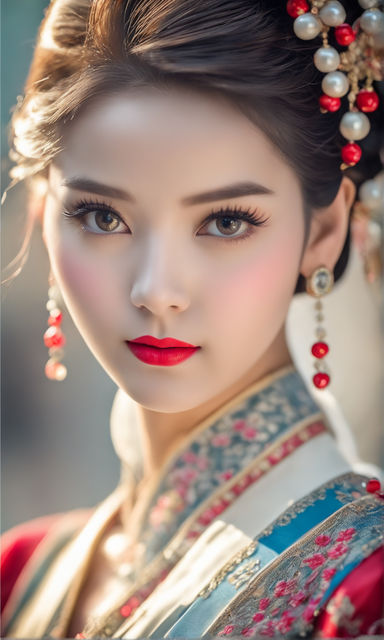 intelligent woman, chinese, japanese, korean, portra