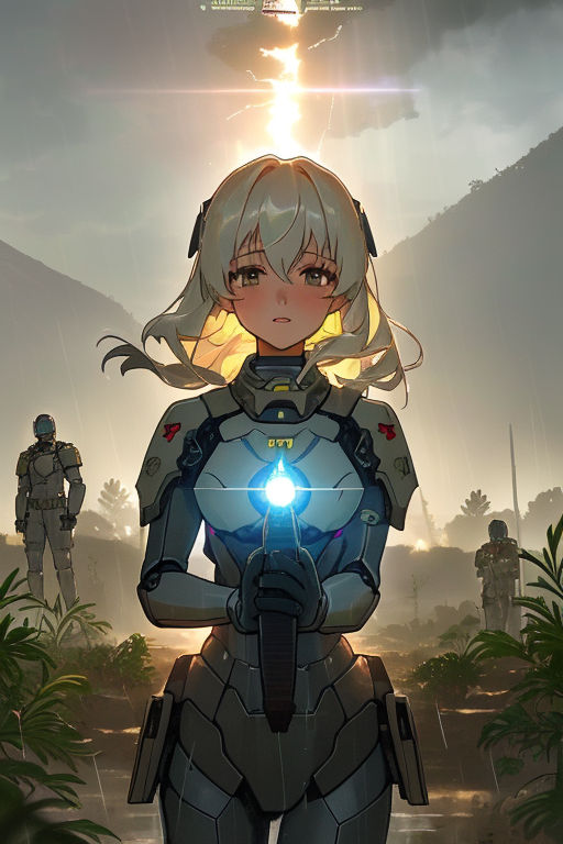 halo spartin anime girl