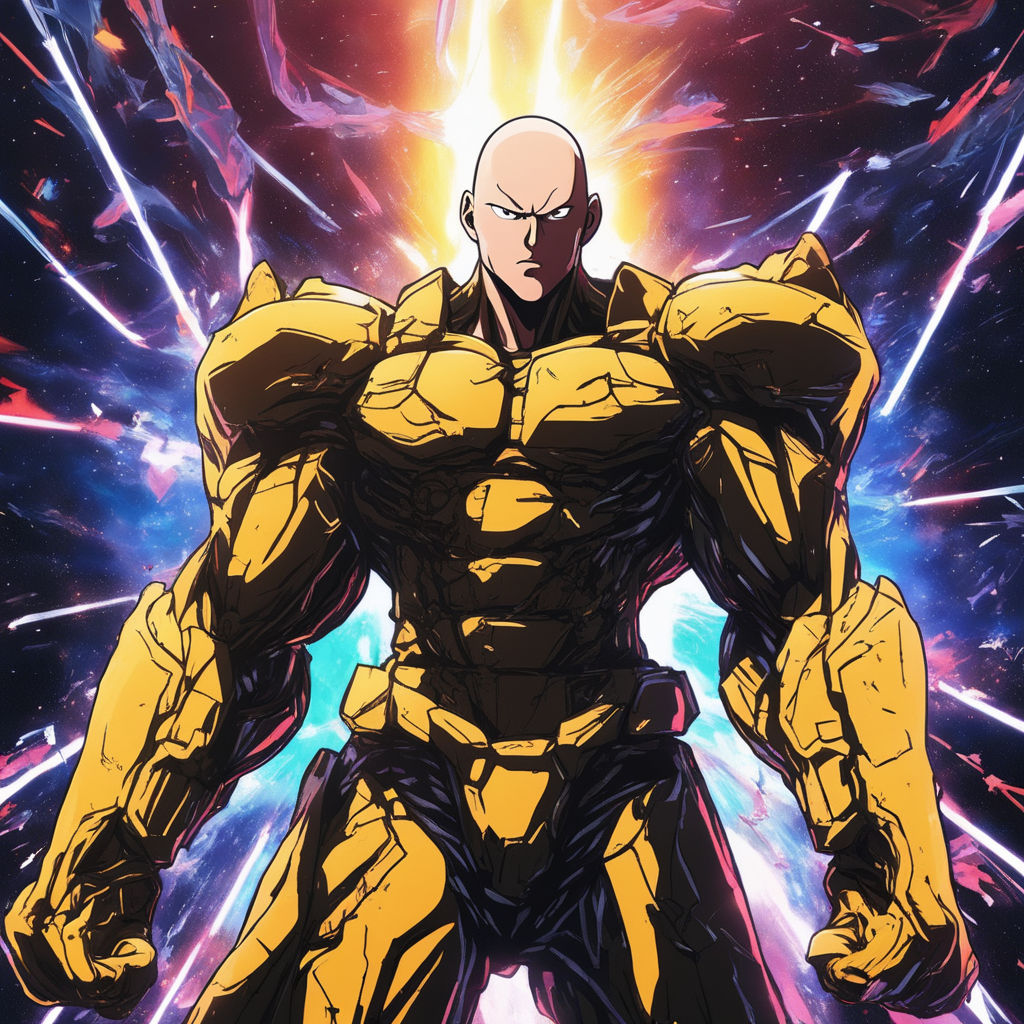 digital art, bald, anime, Saitama, superhero, One-Punch Man, 1080P, anime  man HD Wallpaper