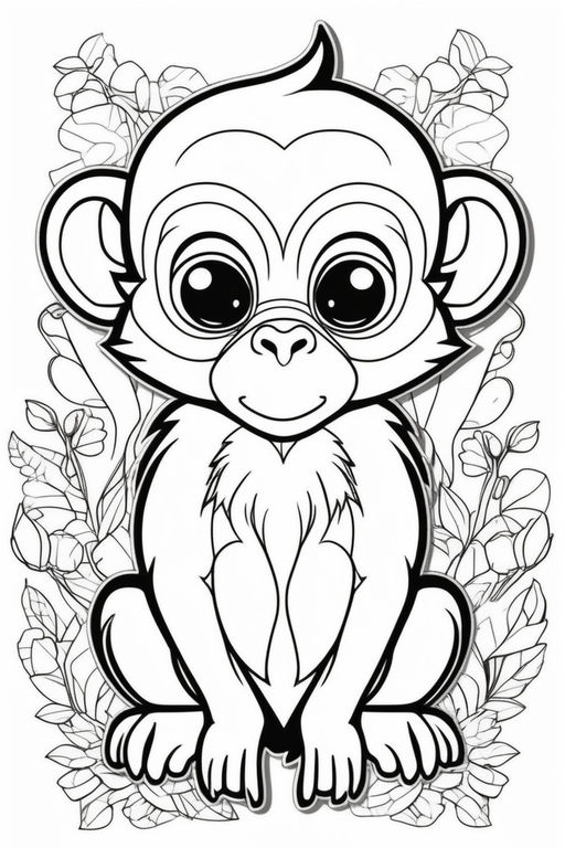 Sketch Of Monkey | vejlbyfed-feriehus.dk