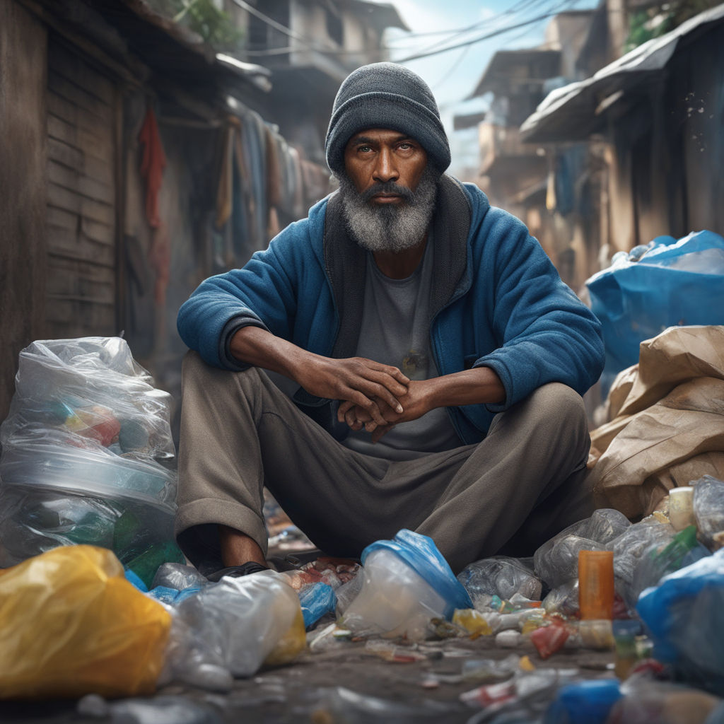 ArtStation - Street garbage bags set for