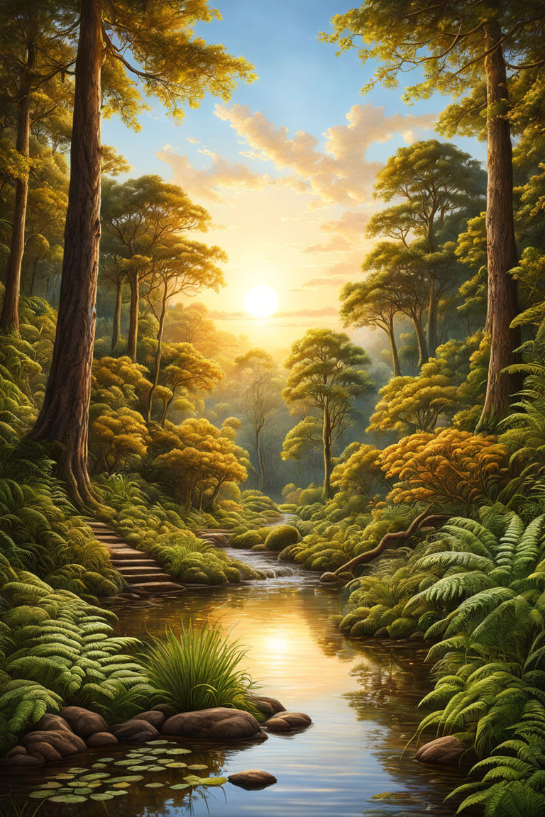 jungle scenery art