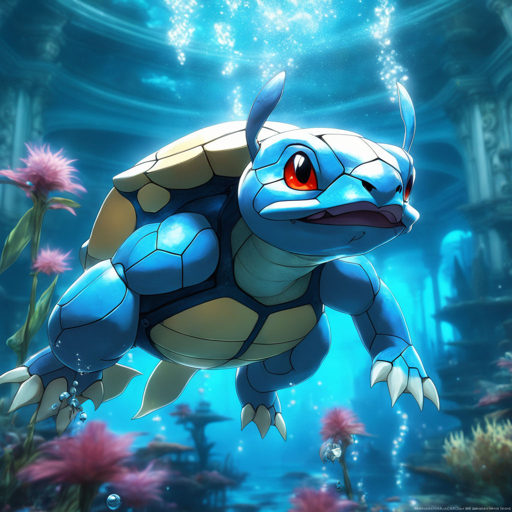 Pokemon Wartortle, blue, dragon, anime, supreme, evulation squartle, HD  phone wallpaper