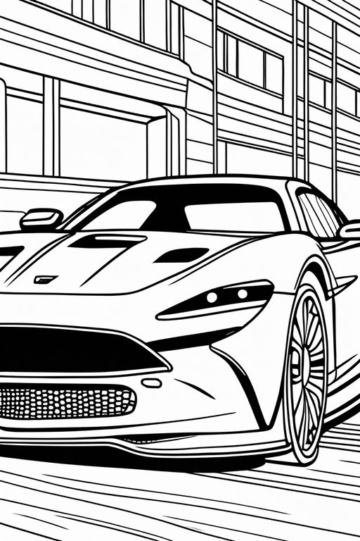 aston martin coloring pages