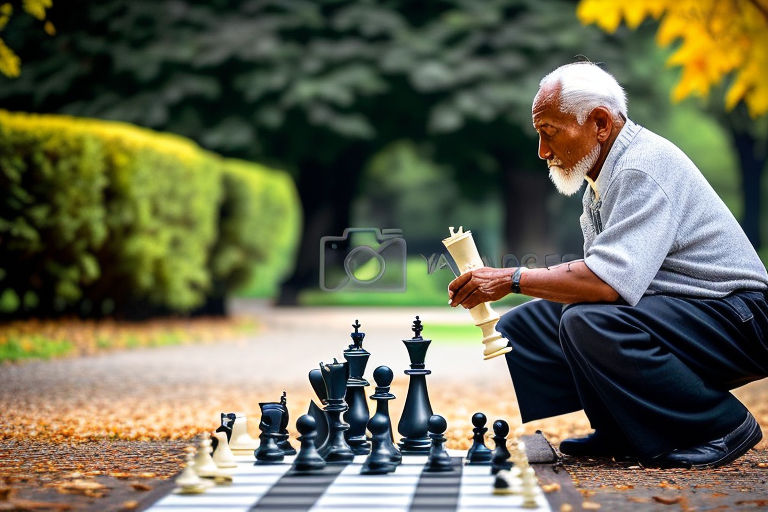 a brazilian teenage astronaut playing chess - Playground