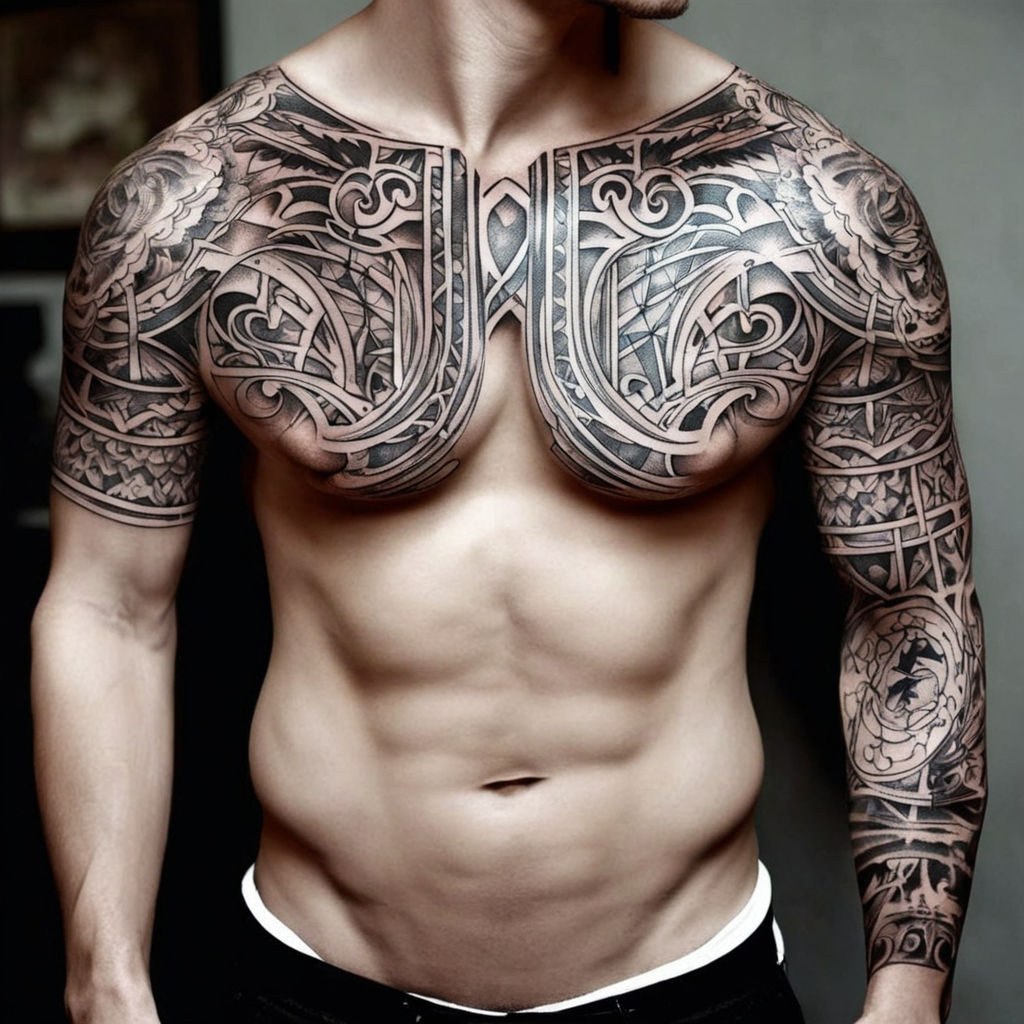 Tattoo uploaded by Master Barba Tattoo • Full chest and sleeve done •  Tattoodo