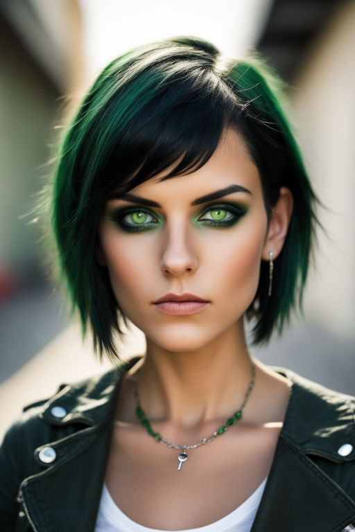 short green hair