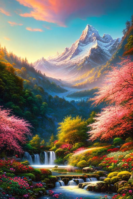 Diamond Art Dotting LANDSCAPES ~ Mountains, Fall, Flowers, Ocean