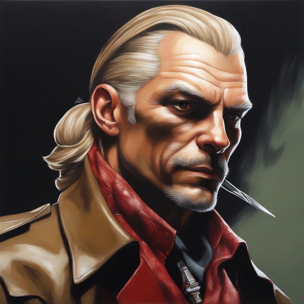 revolver ocelot (metal gear and 1 more) drawn by noriuma | Danbooru