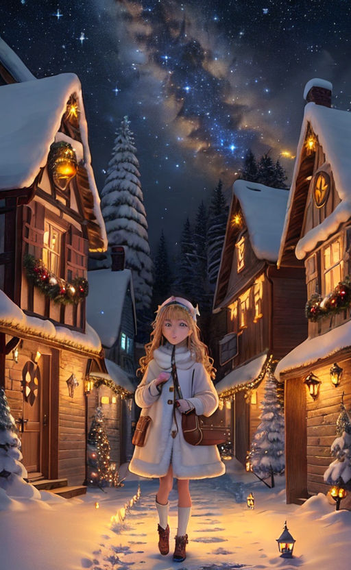 Christmas time-snow man trip, szabat . | Anime christmas, Christmas scenes,  Christmas backdrops