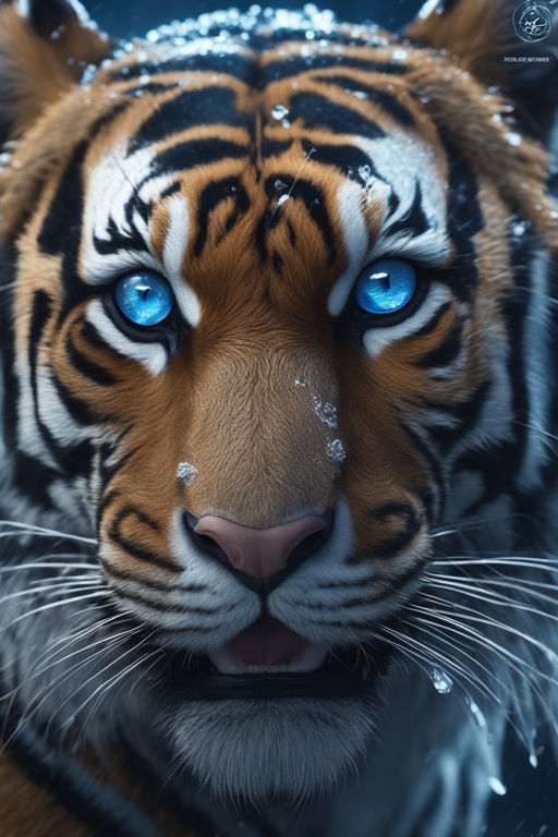 blue bengal tiger