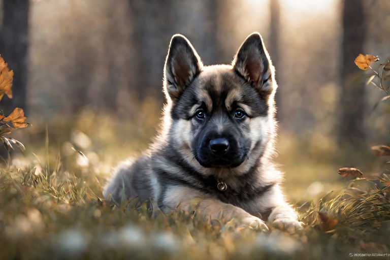 Premium Photo | A black and brown German Shepherd dog poses for a photograph