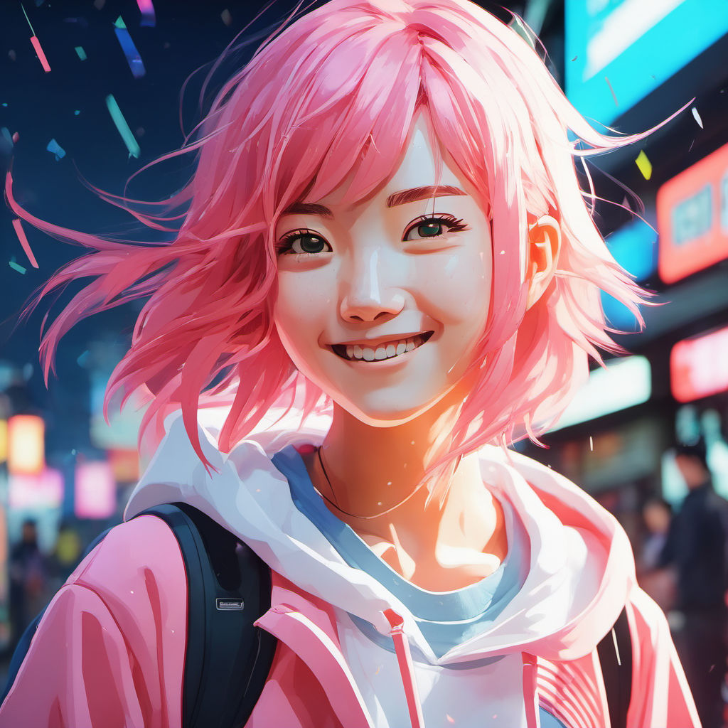 anime girl ,beautiful anime waifu style girl, hyperdetailed painting by  Subaru_sama