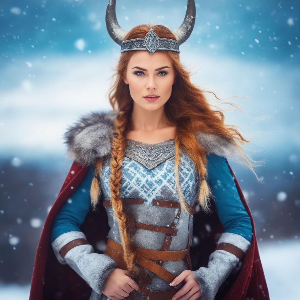 Women's Victorious Viking Costume