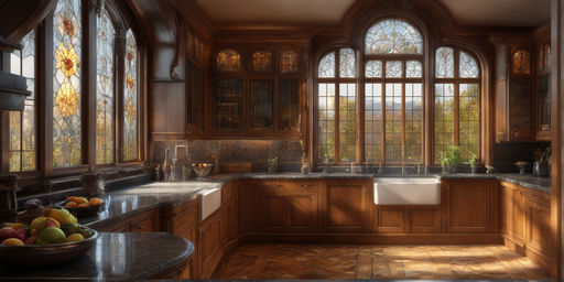 Gothic Revival Kitchen