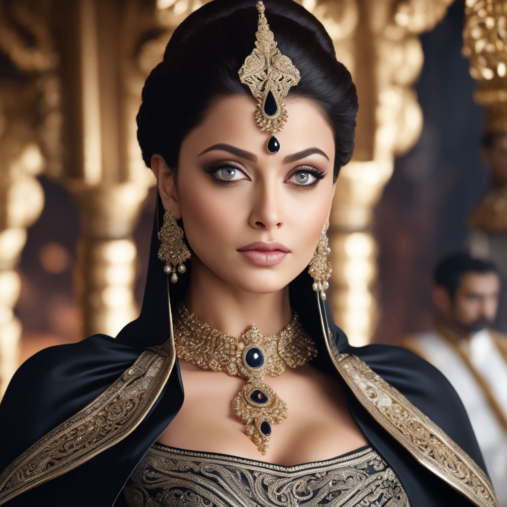 Aishwarya Rai Bachchan embodying an Indian tribe/