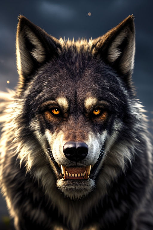 Download Fierce and Fearless  The Angry Wolf Wallpaper  Wallpaperscom