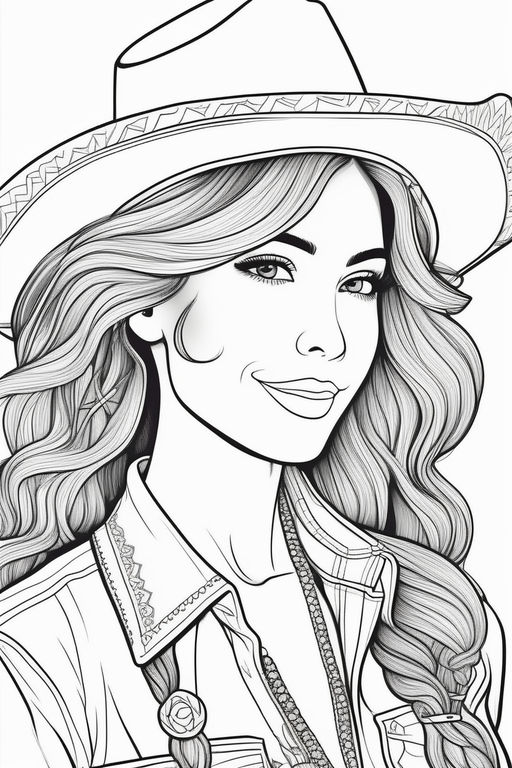 Woman Coloring Pages For Teens - Girl Colouring Pages For Adults