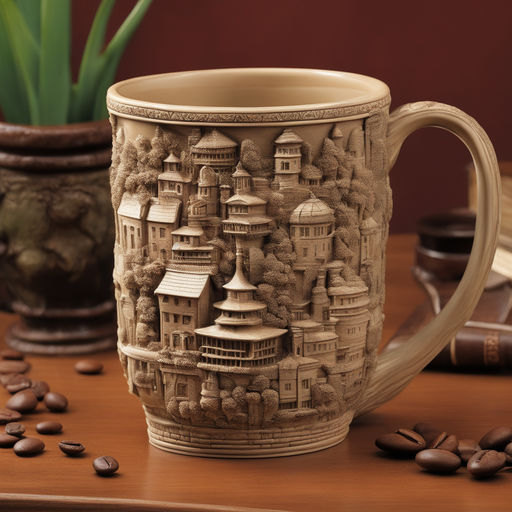 Giant Coffee Cup // magical Photoshop composite by @misskatyenglish