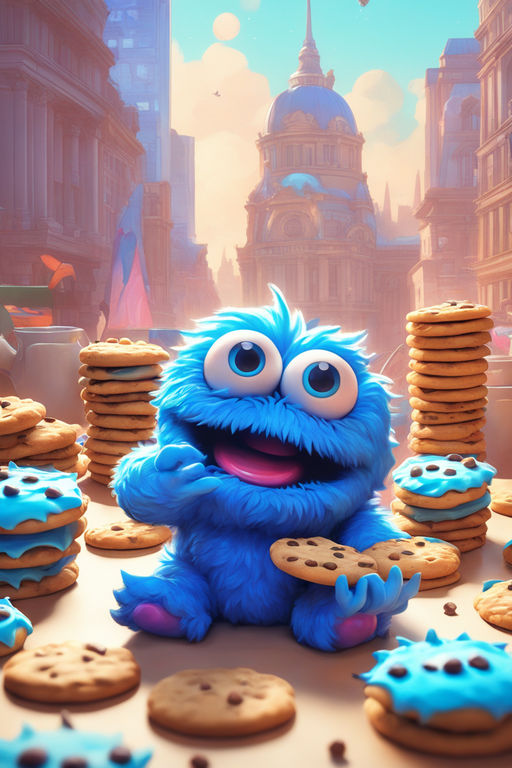 baby elmo and cookie monster wallpaper