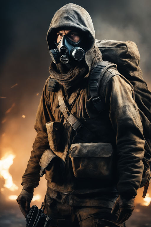 gas mask render