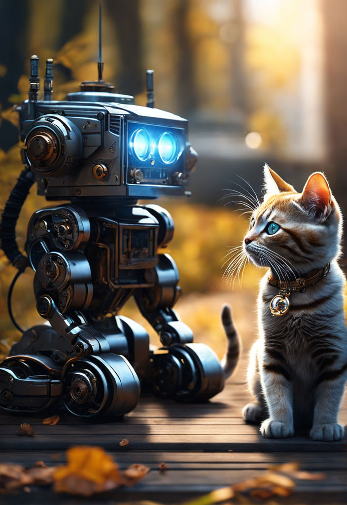 robocat is hunting robomouse - Playground