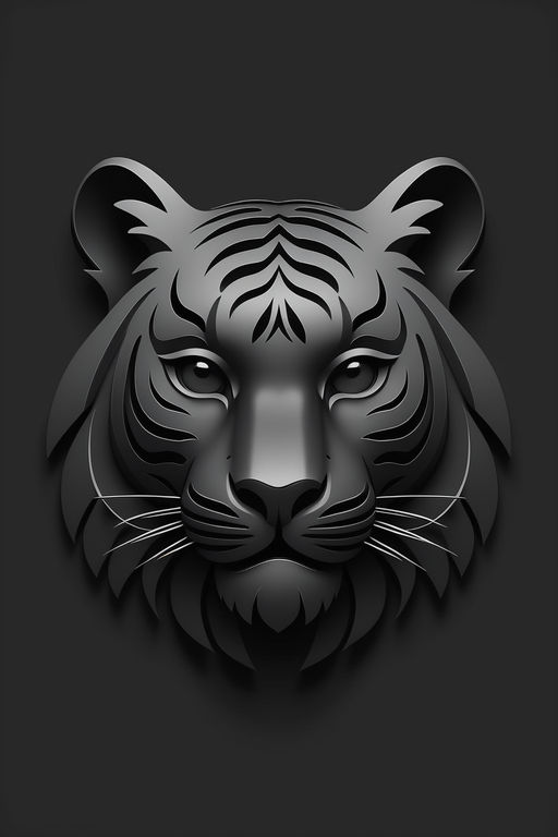 Geometric Tiger Logo | Geometric tiger, Tiger logo, Tiger design