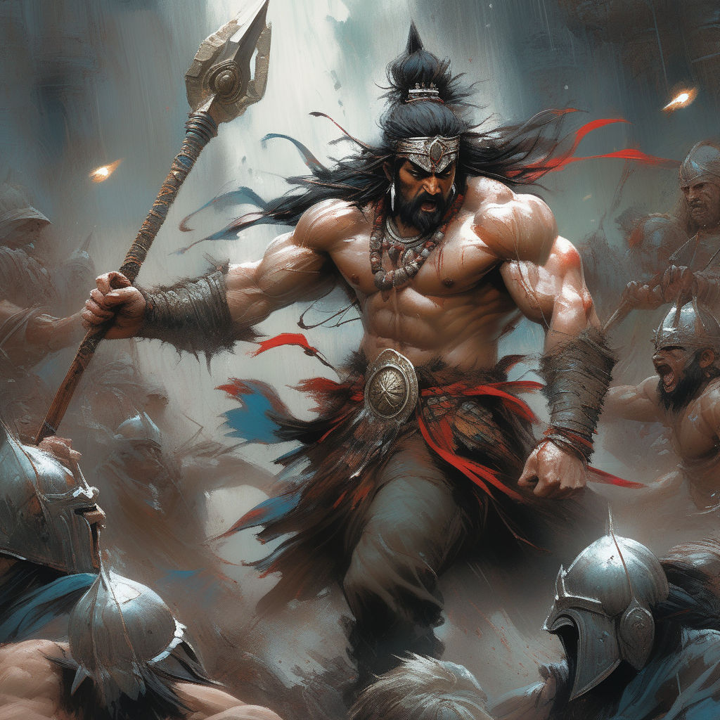 Parshuram illustration | Behance :: Behance