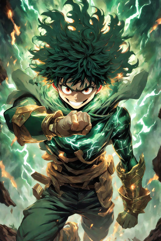 My Hero Academia Fan art One-shot Anime Fan fiction, deku 4k, black Hair,  manga, villain png