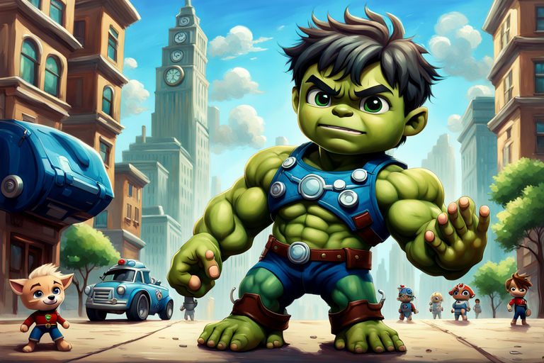 hulk chibi cute