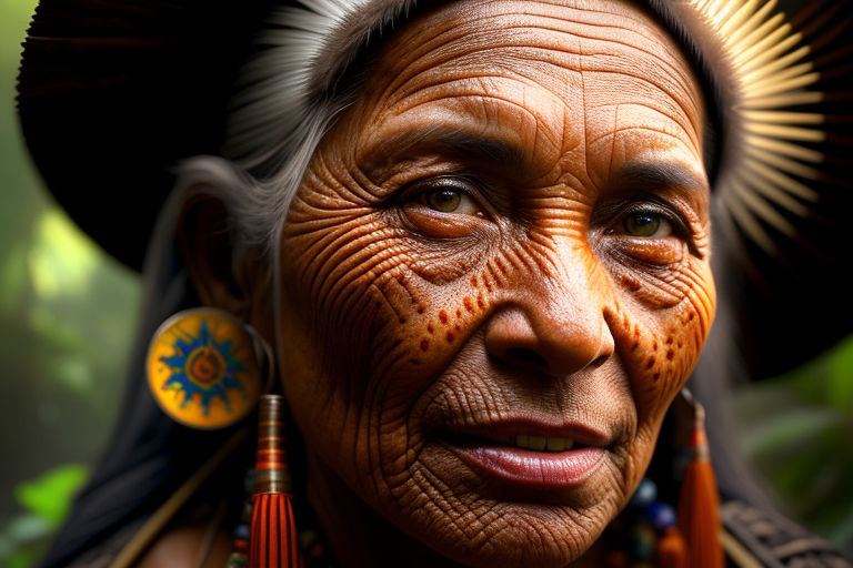 native american medicine woman face paint